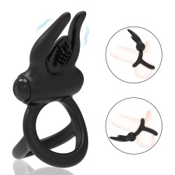 vibrating clit stimulator cock ring