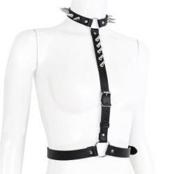 spike nail collar to waist harness